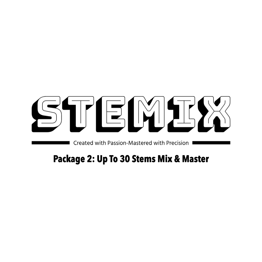 Package 2: Up To 30 Stems Mix & Master